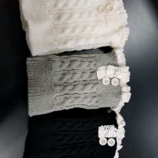 Boot Cuff with Lace