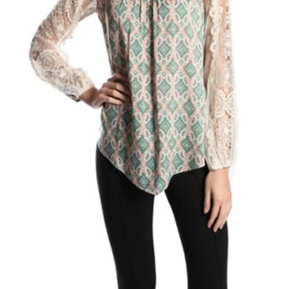 Pink & Jade blouse