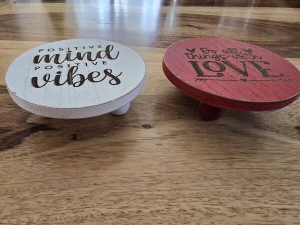 Small round short table coasters - Image 2