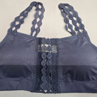 Blue Bralette with lace