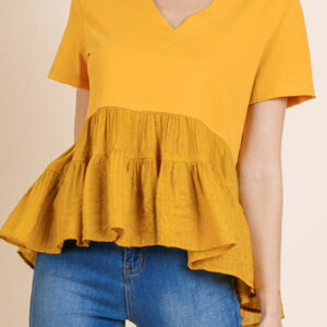 Goldenrod yellow top