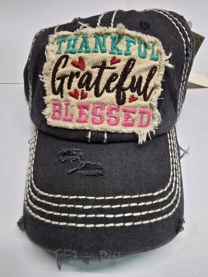 Thankful Grateful Blessed baseball hat